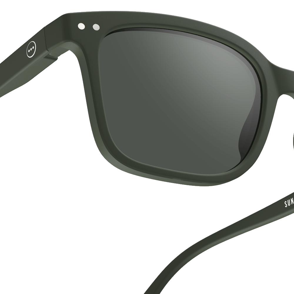 Lunettes Sun #L - Kaki Green